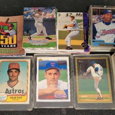 COLLECTION OF BASEBALL CARDS, STICKERS, AND TOPPS ORDER FORMS