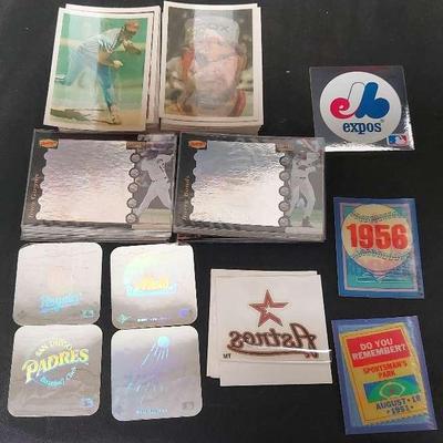 COLLECTION OF HOLOGRAMS BASEBALL CARDS AND ACCESSORIES