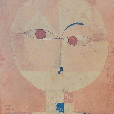 FRAMED PRINT "HEAD OF A MAN" BY PAUL KLEE