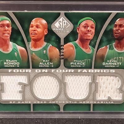 2009-2010 BOSTON CELTICS FOUR ON FOUR FABRIC