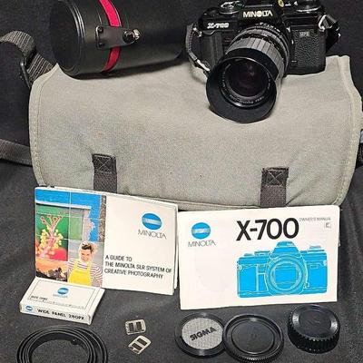 MINOLTA X-700 AND SIGMA 35-70mm LENS