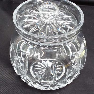 WATERFORD CRYSTAL LISMORE PATTERN BISCUIT JAR