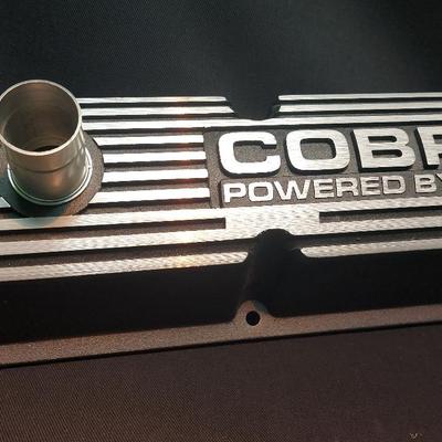 "COBRA POWERED BY FORD" VALVE COVER