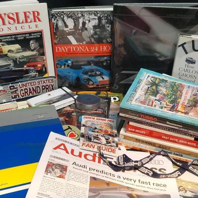 FIFTY ITEMS OF AUTO RACING MEMORABILIA 
