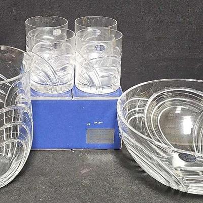 THE REGENT COLLECTION BY ROGASKA FULL LEAD CRYSTAL HANDMADE IN YUGOSLAVIA