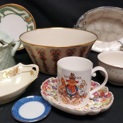 ASSORTED CHINA DISHES, INCLUDING LENOX AND VILLEROY & BOCH