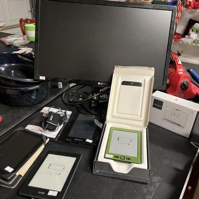 Kindles, tablets and other electronic items