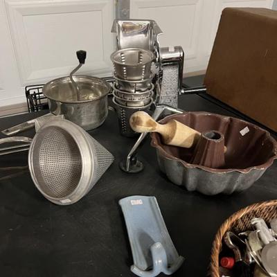 Vintage kitchen items