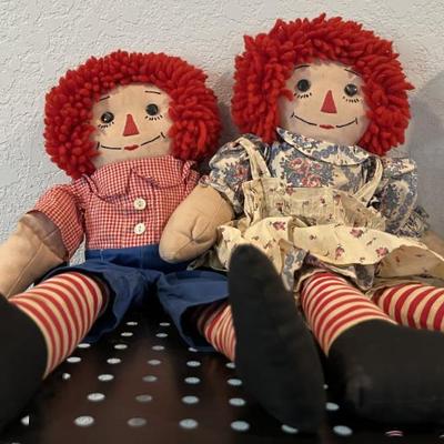 Collectible Raggedy Ann and Andy - excellent condition!
