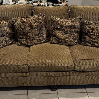 Sale Photo Thumbnail #2: Sofa - great condition!  Also has matching oversized chair