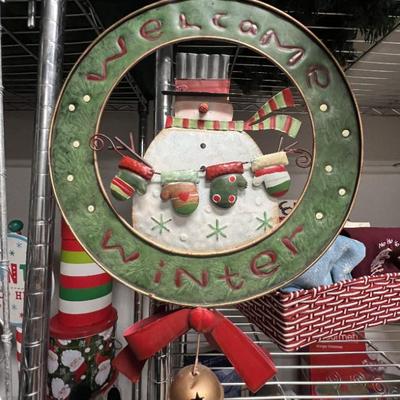 Assorted holiday decor