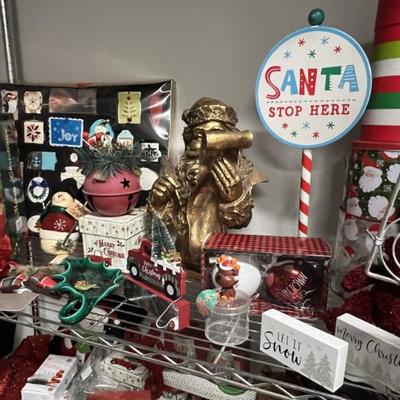 Assorted holiday decor