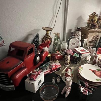 Assorted holiday decor