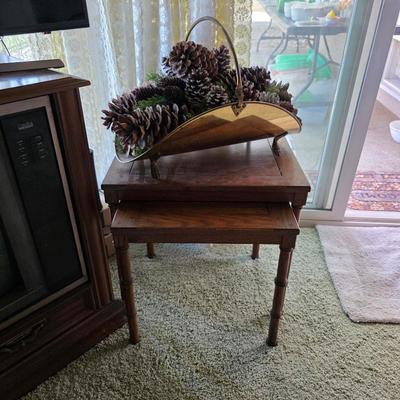 Vintage brass fireplace log holder
