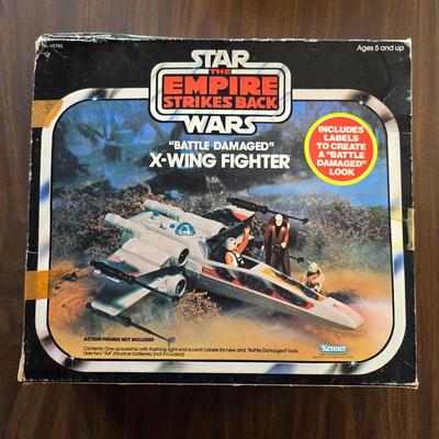 Vintage Kenner Star Wars X-Wing Fighter "Battle Damaged)
