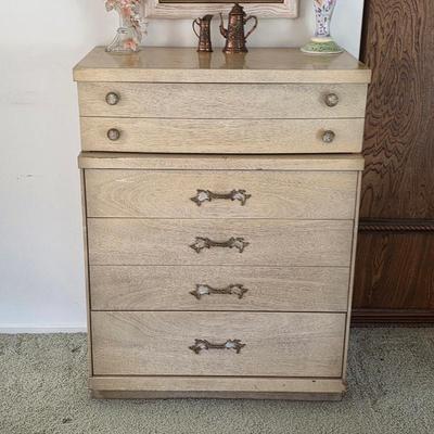 Vintage  Bassett mid century tall dresser