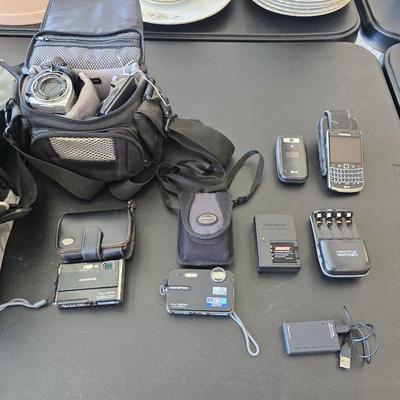 Olympus digital cameras and accessories, Blackberry
