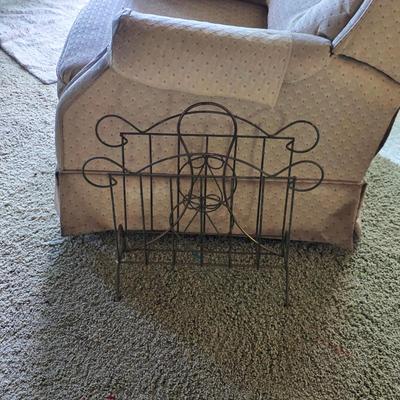 Vintage magazine newspaper rack