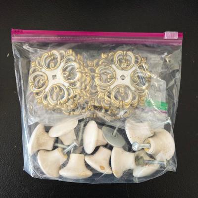 Vintage mid century cabinet hardware drawer pulls cabinet handles