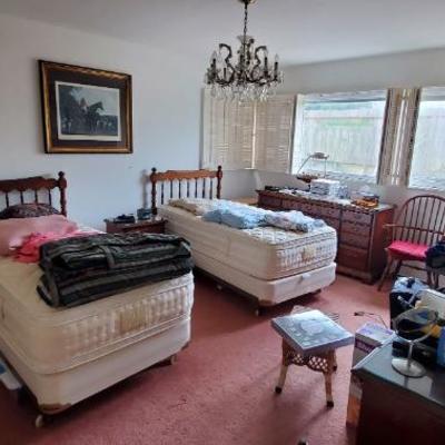 Sale Photo Thumbnail #2: twin beds and frames 