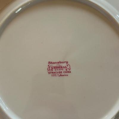 Sale Photo Thumbnail #64:  Backstamnp -  Syracuse China in Stanbury Pattern 