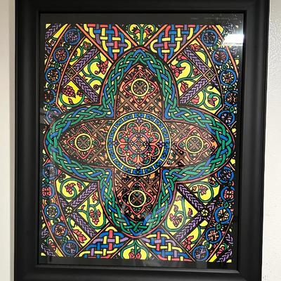 Sale Photo Thumbnail #18: Stained glass panels 