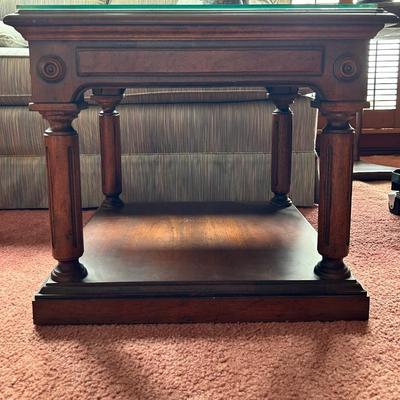 Sale Photo Thumbnail #78: Walnut Italian-style end table 
