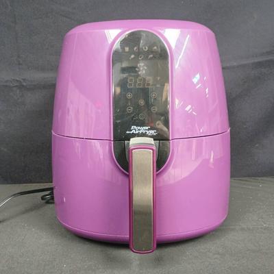 Power Air Fryer Elite Purple 6-in-1 Digital Air Fryer