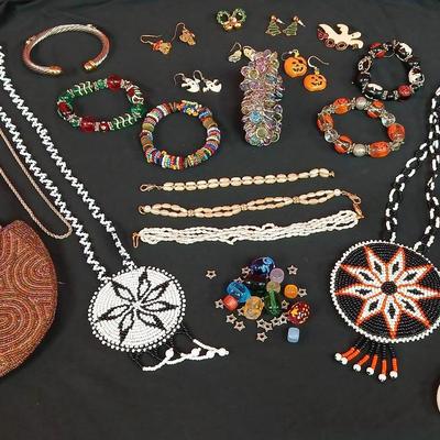 American Indian Necklaces- Seed Pearl Bracelets & More