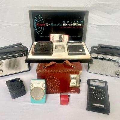 Gulton Ever-Play Rechargeable 8 Transistor Radio & More! 
