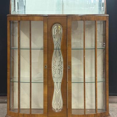 Antique, Art Nouveau Display Cabinet by Barge All of London