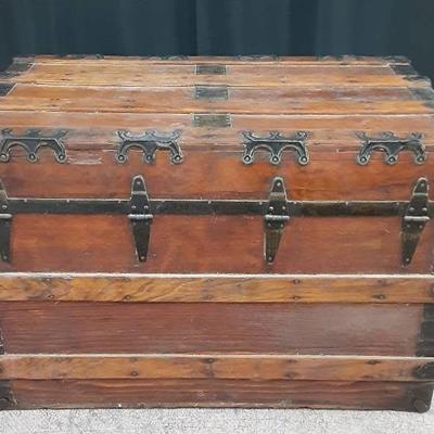 Vintage Wooden Trunk