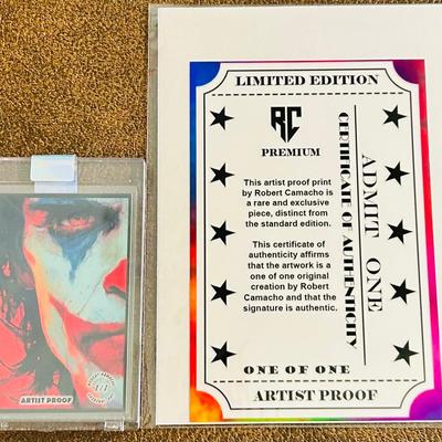 1 of 1 Autographed Artist Proof THE JOKER / Hajime Sorayma Style