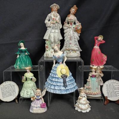 Royal Doulton & Lefton Figurines plus Beautiful September Angel & More
