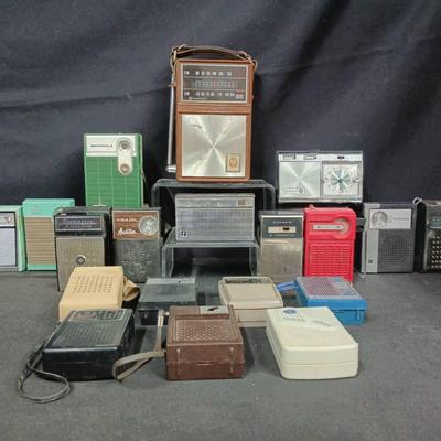 Vintage Transistor Radio Compilation W/ Travel Alarm & More