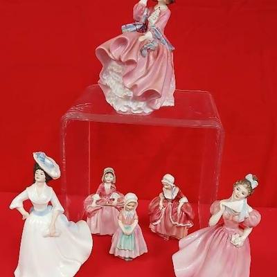 6 Royal Doulton Figurines