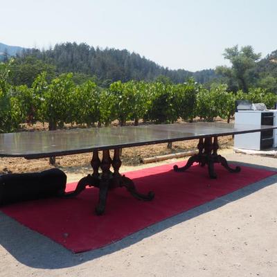 16 feet of table.