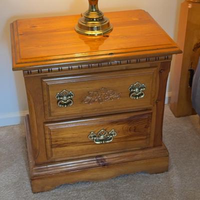2 wooden Bedroom Nightstands