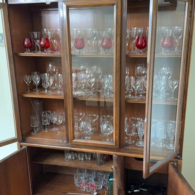 Large Lot Of Glassware
