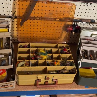 3 fishing Tackle Boxes