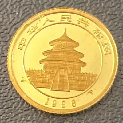 1996 24K 5 Yuan Chinese Panda 