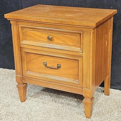 Dixie MCM 2-Drawer Nightstand 