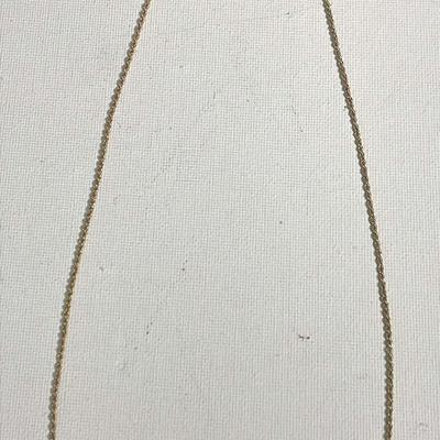 14K Thin Solid Rope 24” Necklace 