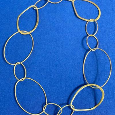 .925 Sterling Silver Large Loop Vintage 22” Chain 