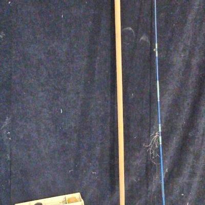 Olympic-2065PR Fishing Pole (1), Nets (2) + Tackle Box 
