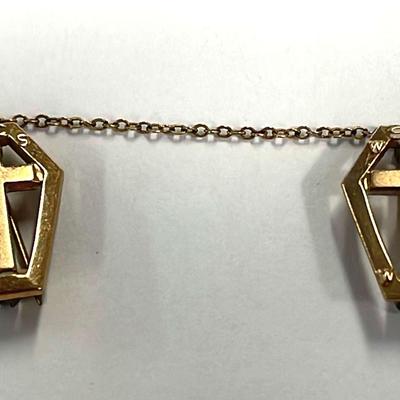10K Duel WSCS Coffin Lapel Pins 