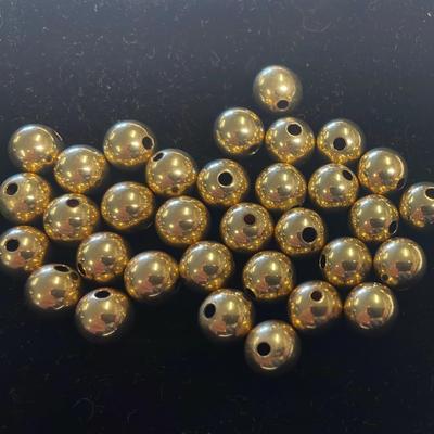 10K Gold Beads, Large #056