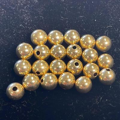 10K Gold Beads, Medium #054