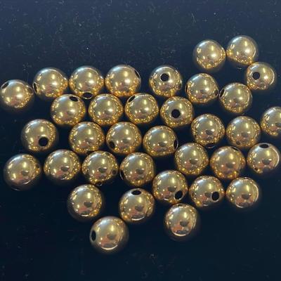 10K Gold Beads, Large #057