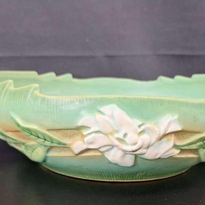 Vintage Roseville Pottery Gardena Planter Console Bowl -10"